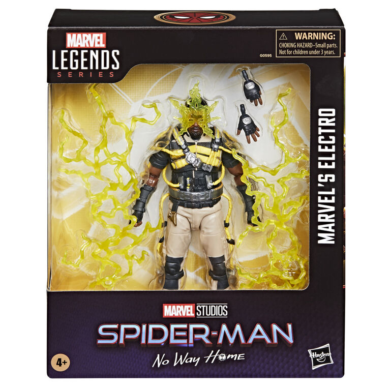 Marvel Legends Series Marvel's Electro, Spider-Man: No Way Home Collectible 6 Inch Action Figure