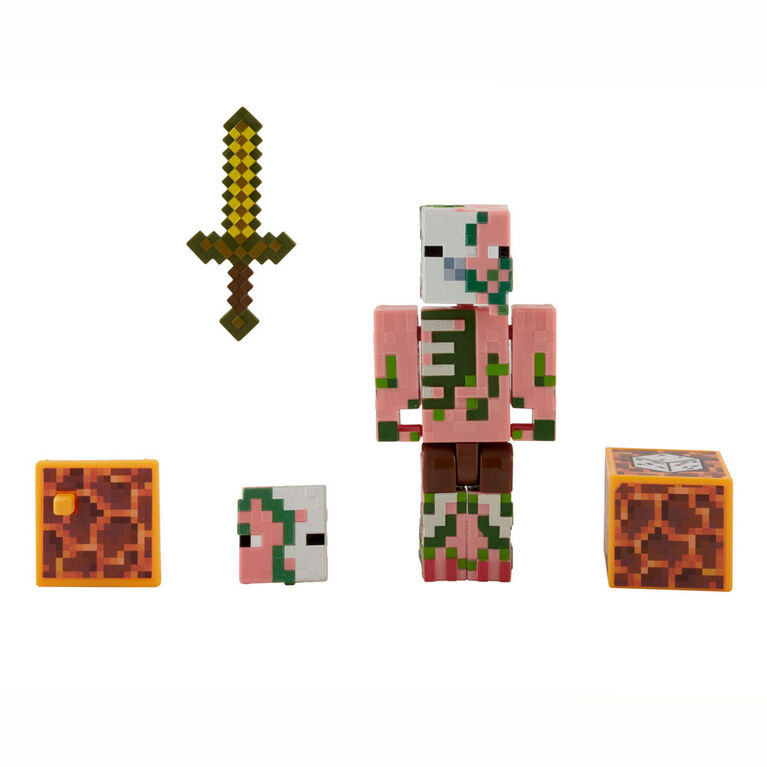 minecraft zombie pigman figure english edition