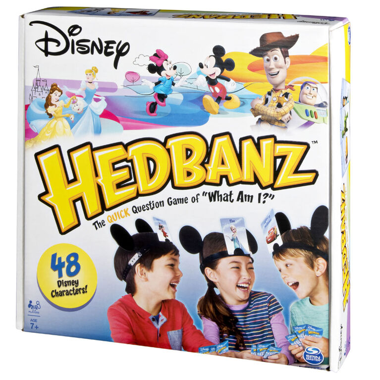 HedBanz Disney, Guessing Game Featuring Disney Characters - English Edition - styles may vary