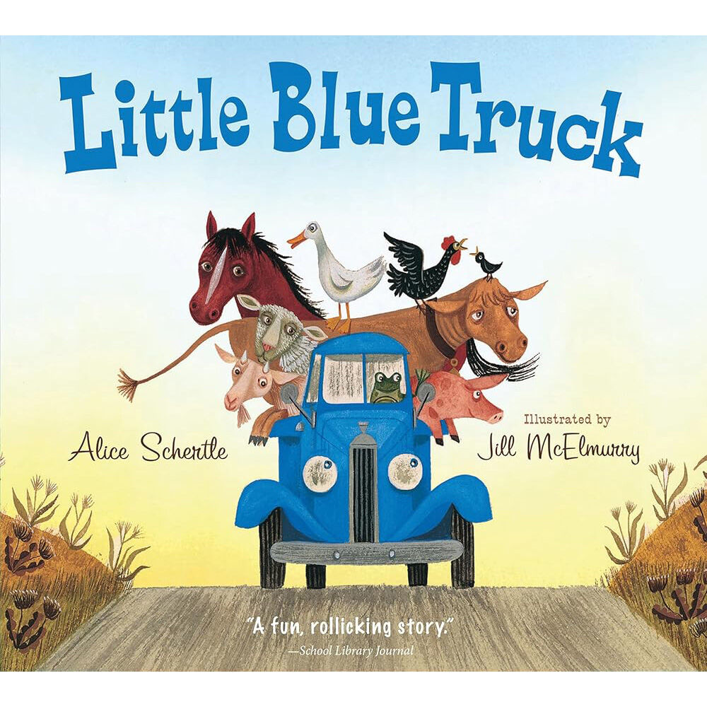 Little Blue Truck Padded Board Book - English Edition