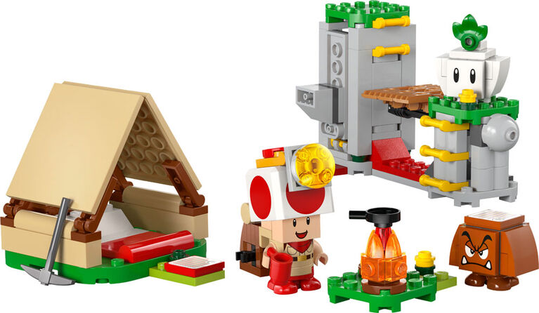 LEGO Super Mario Campement du Capitaine Toad, Petit Cadeau pour Enfants 72040