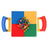 Tot Tutors - 2 in 1 Plastic Construction Activity Table & Chairs Set