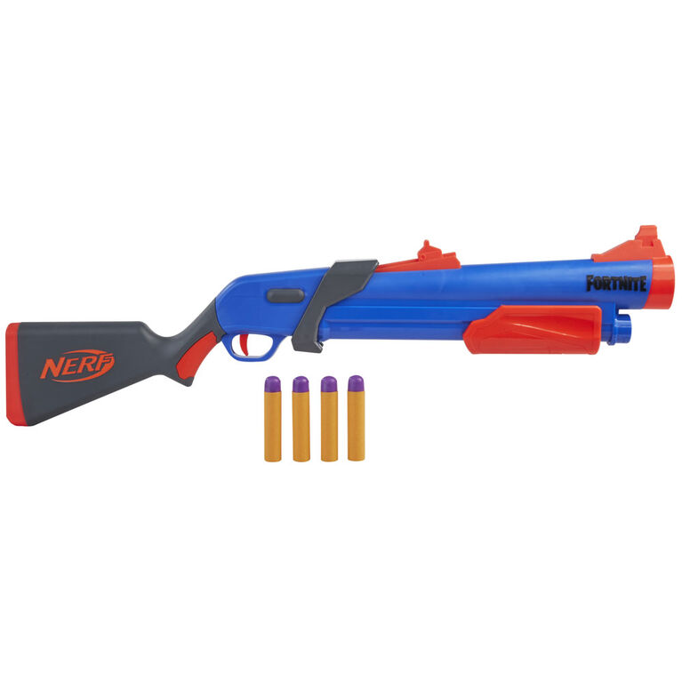 Nerf Fortnite, blaster à pompe Pump SG à fléchettes Mega