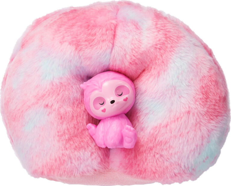 Barbie Cutie Reveal Fantasy Series Doll with Sloth Plush Costume and 10 Surprises