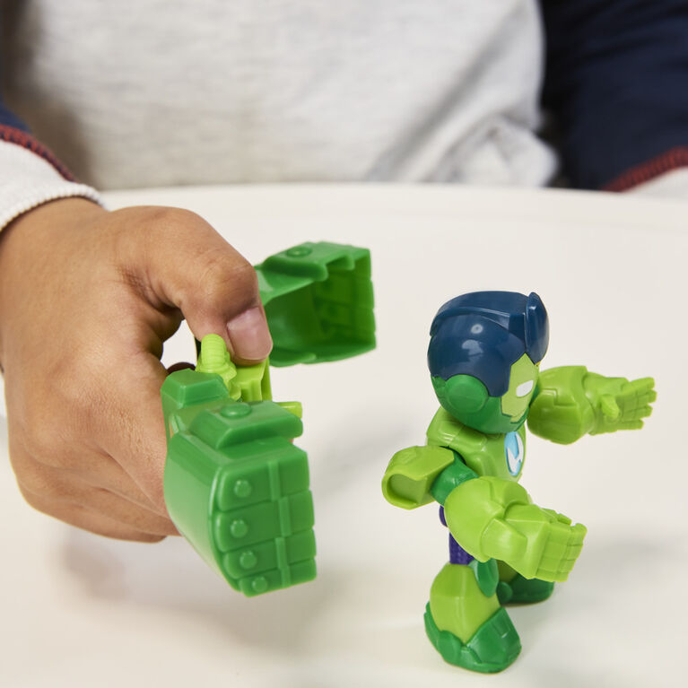 Marvel Iron Man and his Awesome Friends, figurine Iron Hulk avec accessoire