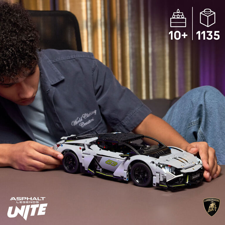 LEGO Technic La Voiture Supersportive Lamborghini Revuelto, Ensemble de Jouet de Construction STIM pour Enfants 42214