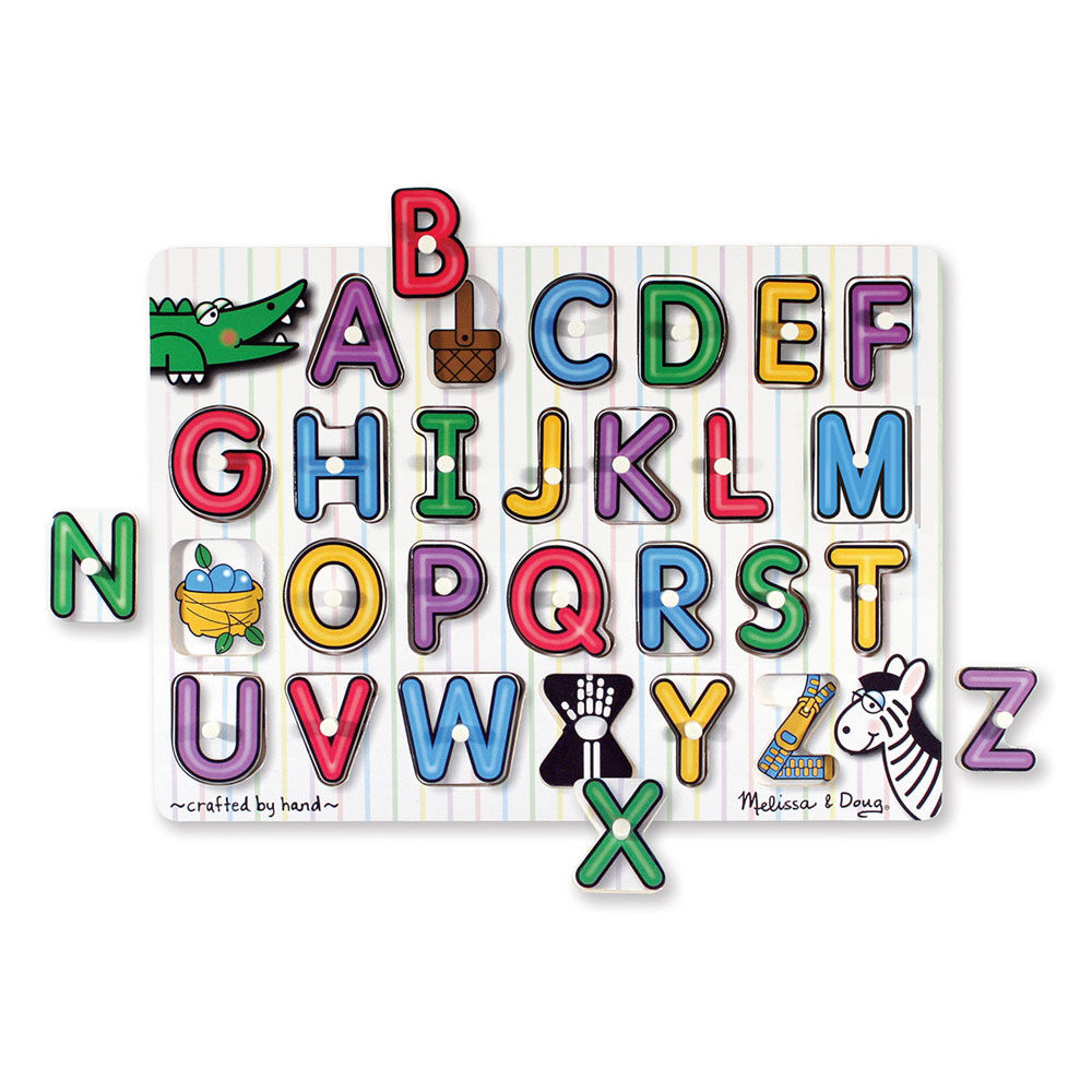 melissa and doug alphabet puzzle book