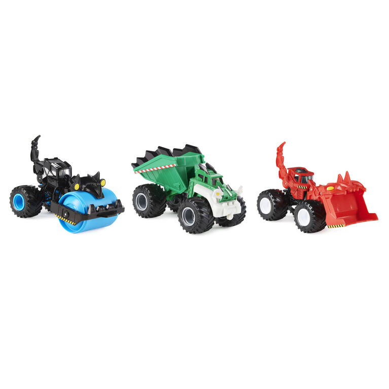 Monster Jam, Official Axel Dirt Squad Dump Truck Monster Truck with Moving Parts, 1:64 Scale Die-Cast Vehicle