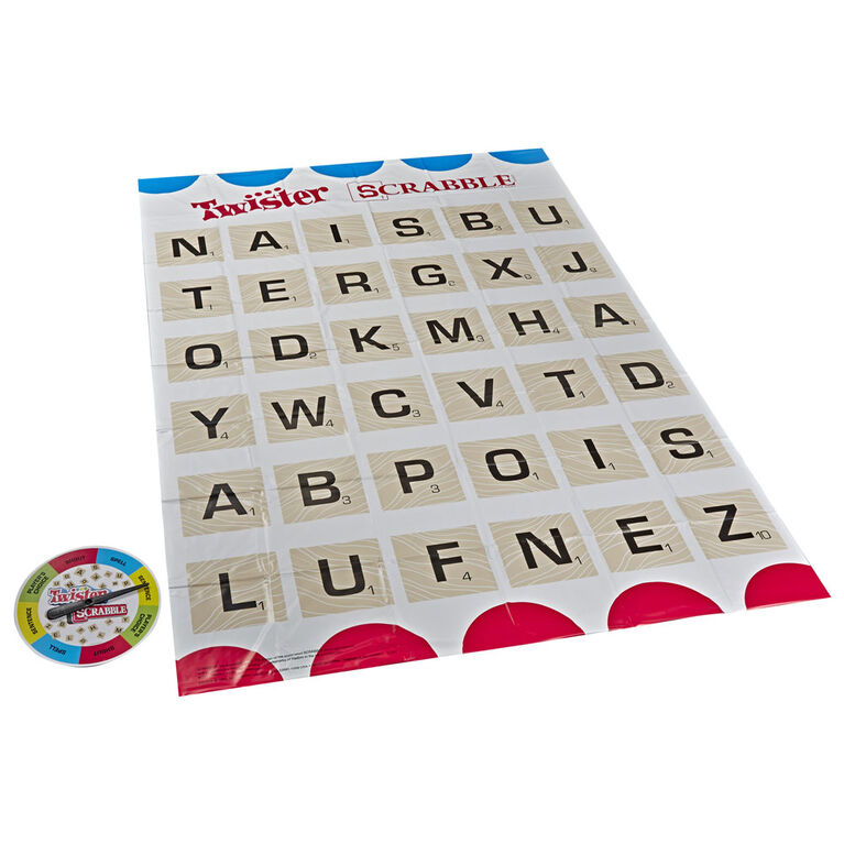 Twister et Scrabble, deux grands jeux réunis - Édition anglaise - Notre exclusivité