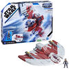 Star Wars Mission Fleet T-6 Jedi Shuttle, 2.5 Inch-Scale Ahsoka Action Figure Set