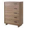 Fynn 5-Drawer Chest Dresser- Rustic Oak