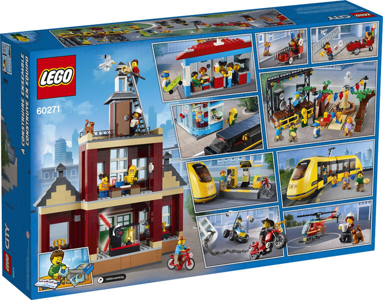 LEGO City Town La place du centre-ville 60271 (1517 pièces)