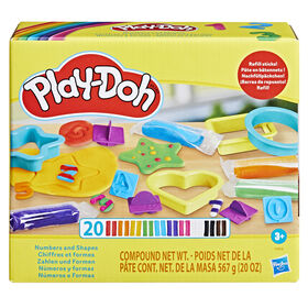 Play-Doh coffret Chiffres et formes avec pâte à modeler