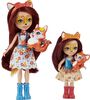 Enchantimals Felicity Fox & Flick and Feana Fox Sister Dolls & Mixte