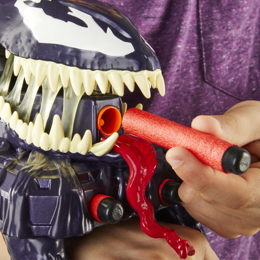 Marvel Spider-Man VenomVersus Marvel's Venom Strike Blaster, Nerf Spider-Man Roleplay Toy