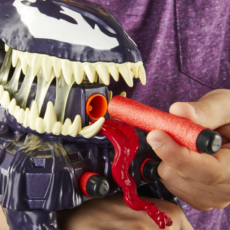 Marvel Spider-Man VenomVersus Marvel's Venom Strike Blaster, Nerf Spider-Man Roleplay Toy