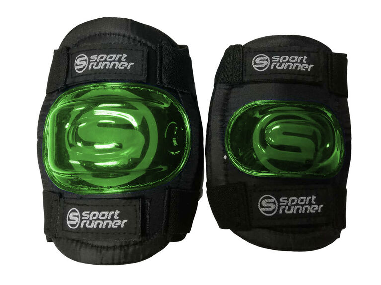 Sport Runner Medium/Large Knee and Elbow Pad Set - Green - R Exclusive