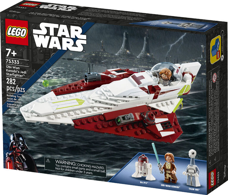 LEGO Star Wars Obi-Wan Kenobi's Jedi Starfighter 75333 Building Kit (282 Pieces)