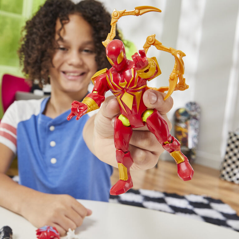 MixMashers Marvel Iron Spider Custom Spider-Man Mix-And-Match Deluxe Action Figure & Accessories