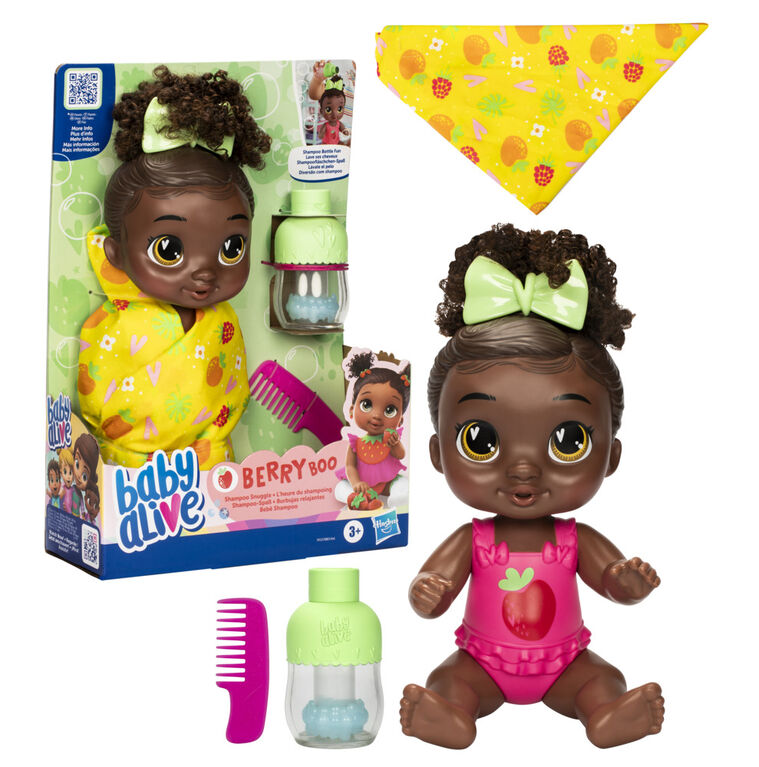 Baby Alive, poupée Berry Boo L'heure du shampooing