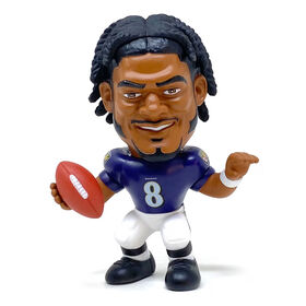 Party Animal Big Shot Baller NFL Baltimore Ravens Lamar Jackson Vinyl Figure - English Edition