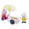 Peppa Pig Toys Peppa's Ice Cream Cart Playset with 2 Peppa Pig Figures and 3 Themed Accessories, Kids Toys