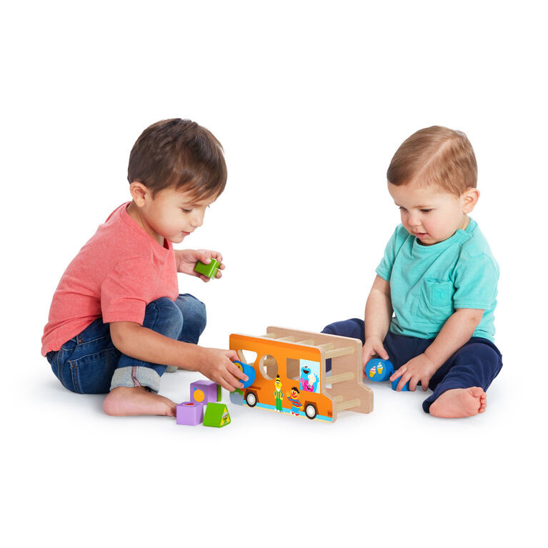 Foodie Truck Fun Wooden Shape Sorter