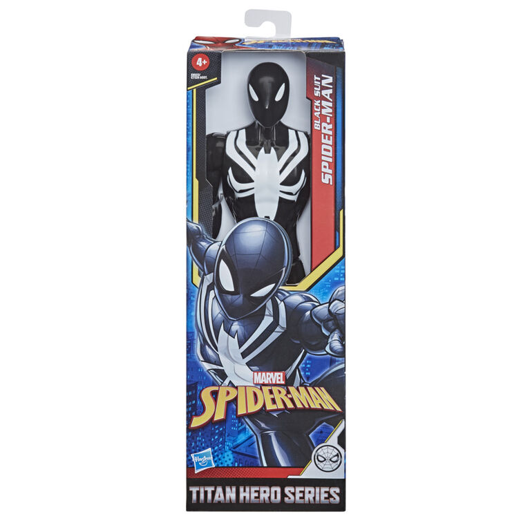 Spider-Man Titan Hero Series Web Warriors Black Suit Spider-Man