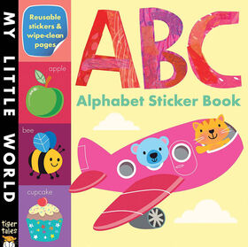 ABC Alphabet Sticker Book - English Edition