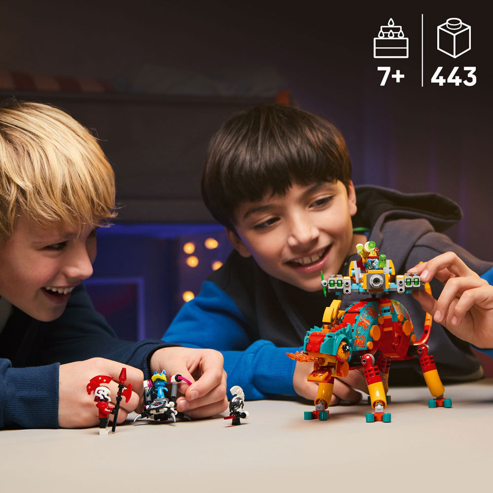 LEGO DREAMZzz Mateo's Fire Chameleon Building Toy for Kids - Gift for Boys & Girls, Ages 7+ - 71492