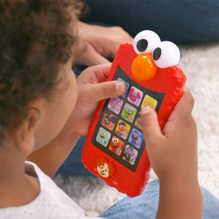 Téléphone pour Faire Semblant d'Apprentissage avec Elmo de Sesame Street, Jouet Educatif et d'Apprentissage