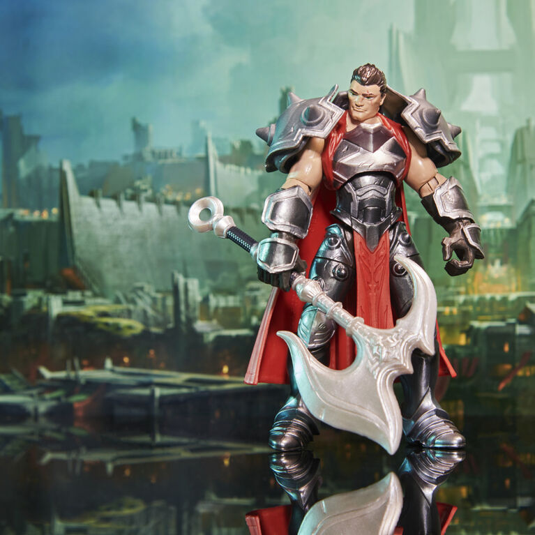 League of Legends, Figurine à collectionner Darius de 10,2 cm avec détails de qualité supérieure et accessoire hache, Collection Champion, qualité collectionneur