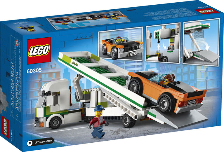 LEGO City Great Vehicles Le transport de voiture 60305 (342 pièces)