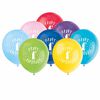 Fun "Happy 1st Bday" 12" Latex, 8 pieces - English Edition