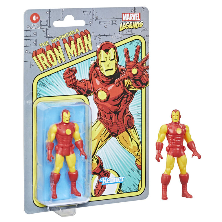 Marvel Legends 3.75-inch Scale Retro 375 Collection Iron Man Action Figure