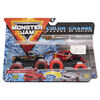 Monster Jam, Official Captain's Curse vs. Crushstation Color-Changing Die-Cast Monster Trucks, 1:64 Scale