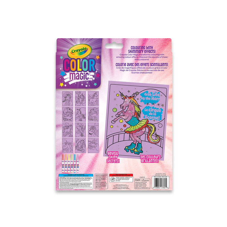 Crayola Color Magic Shimmer Paper & Marker Set, Unicorns | Toys R Us Canada