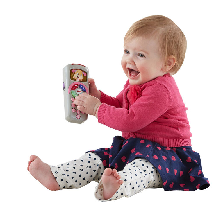 Laugh & Learn Sis' Remote, Pink, Educational Baby Toy