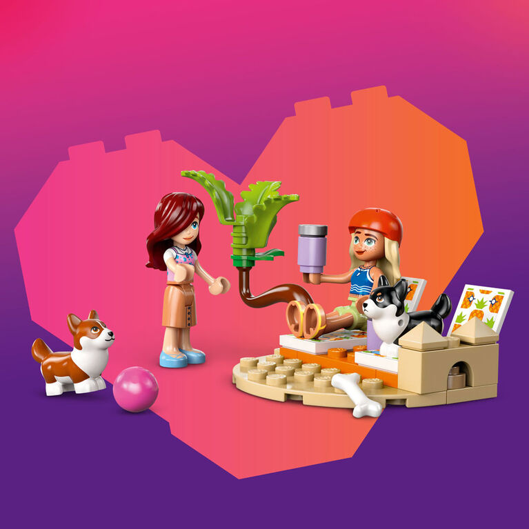 LEGO Friends Les chiens surfeurs et l'aventure en scouteur, Jouet de construction, Jeu de rôle avec corgi et planche de surf 42641