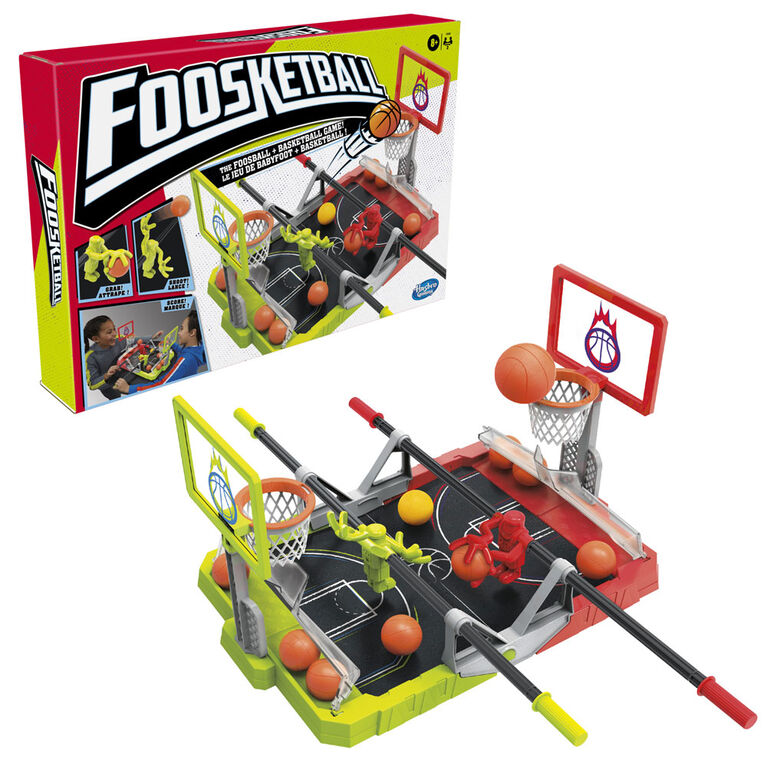 Foosketball Game, The Foosball Plus Basketball Tabletop Game for Kids