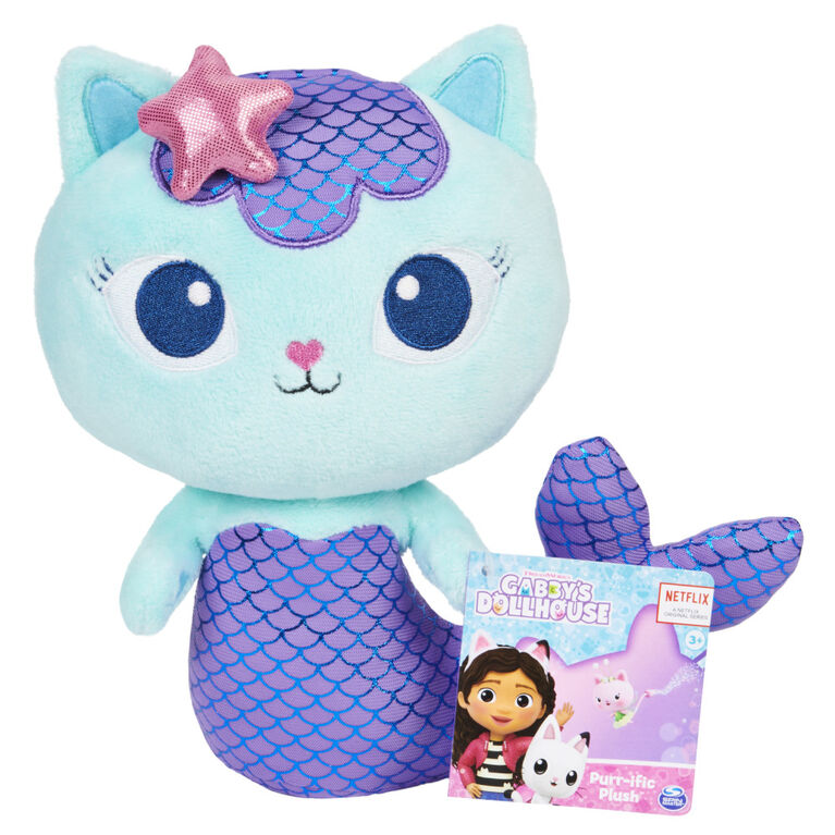 Gabby et la maison magique – Peluche Purr-ific MerCat de 20,3 cm