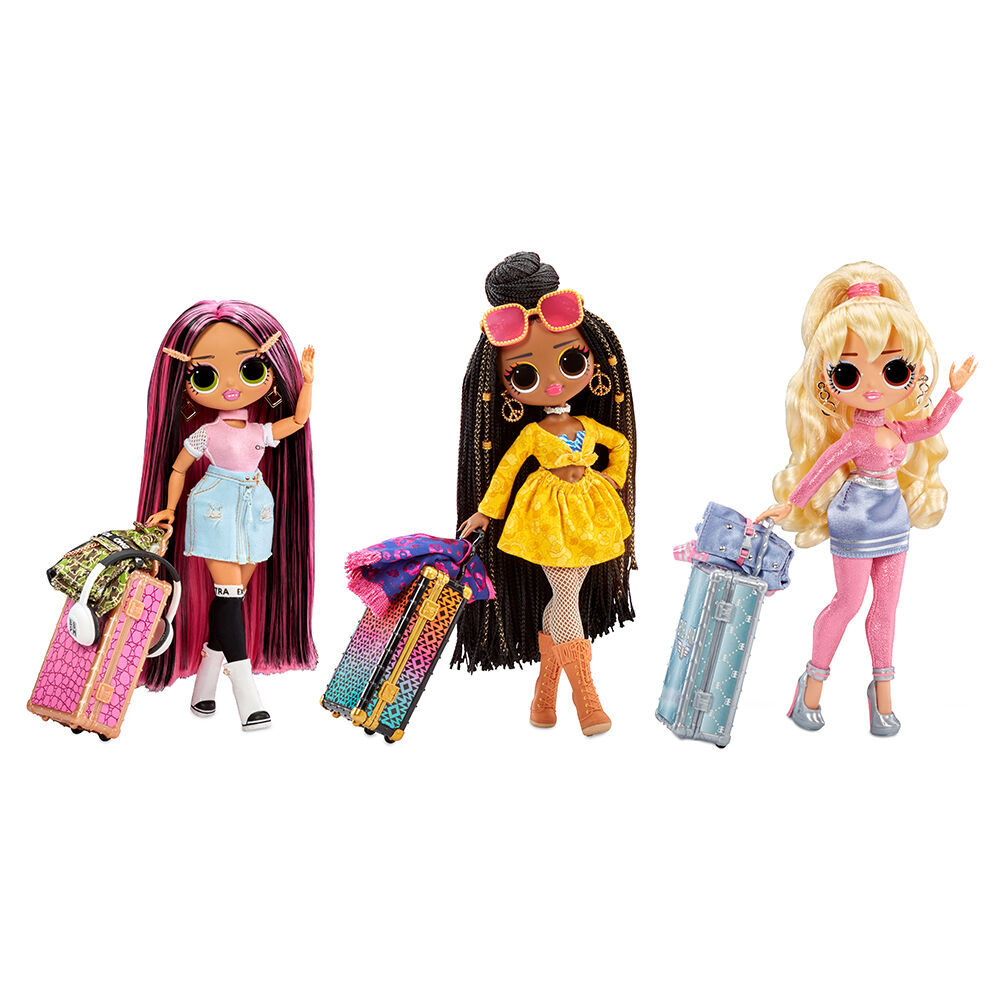 LOL Surprise OMG World Travel City Babe Fashion Doll with 15 Surprises