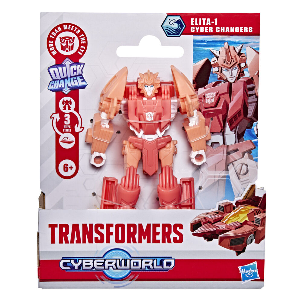 Transformers CYBERWORLD Cyber Changers Elita-1 Action Figure