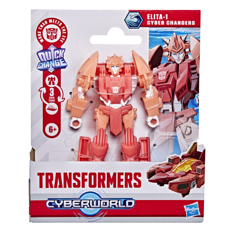 Transformers CYBERWORLD, figurine Cyber Changers Elita-1