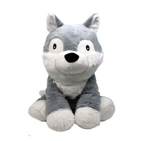 Plushies by Baby Mode Peluche Loup Gris - 18"