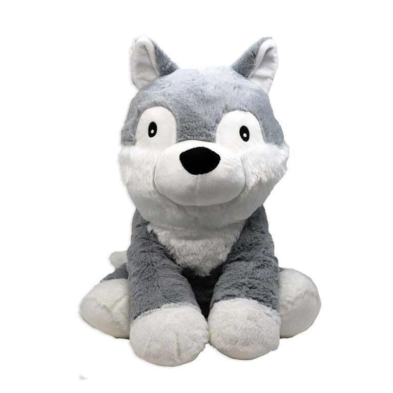 Plushies by Baby Mode Peluche Loup Gris - 18"