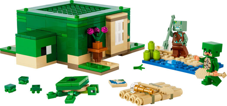 LEGO Minecraft The Turtle Beach House Construction Toy 21254