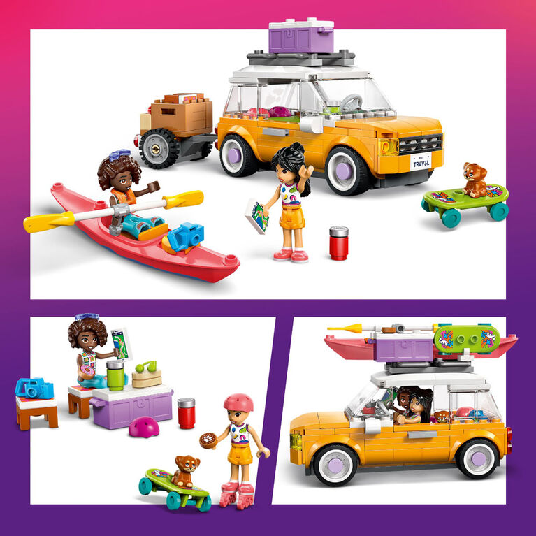 LEGO Friends Friendship Road-Trip Travel Car Toy - Pretend Play Building Toys for Kids, Age 6+ - 42659