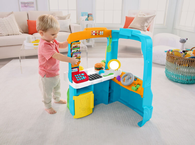 Laugh and Learn Servin' Up Fun Food Truck, Interactive Toddler Toy