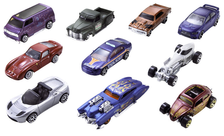 Hot Wheels - 10 Car Pack (Styles vary) - R Exclusive